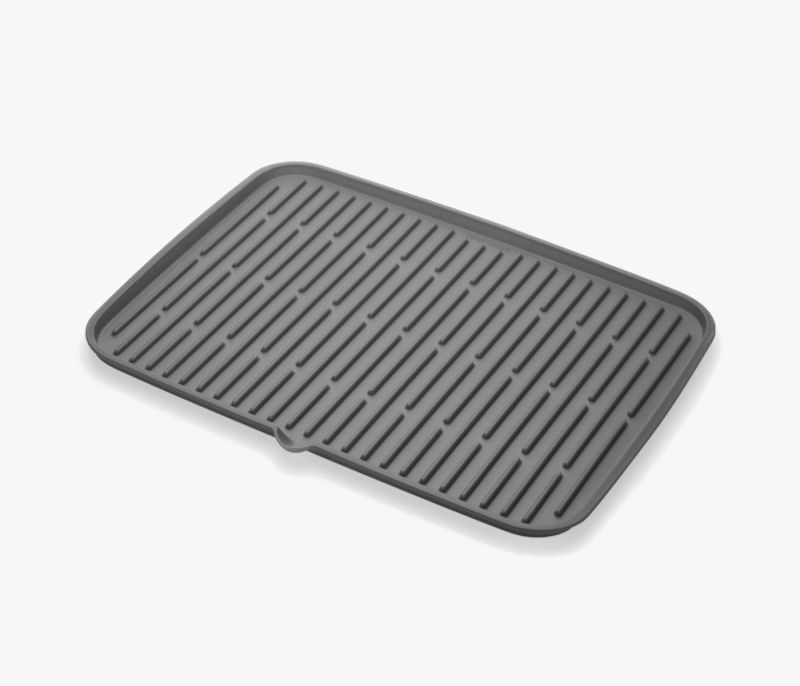 TESCOMA Clean Kit 42 x 30 cm ciemnoszara - mata do suszenia naczyń silikonowa