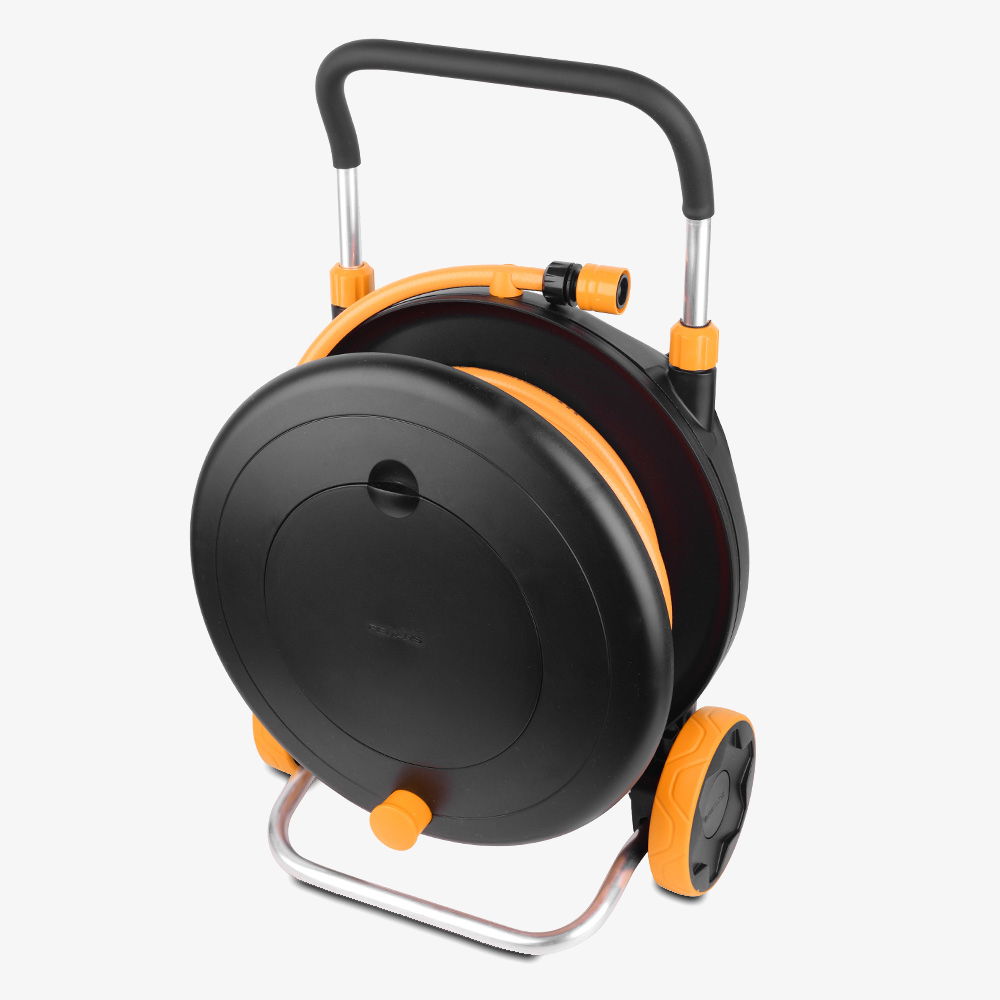 FISKARS Waterwheel M 20 m 11 el. czarny - wózek na wąż ogrodowy
