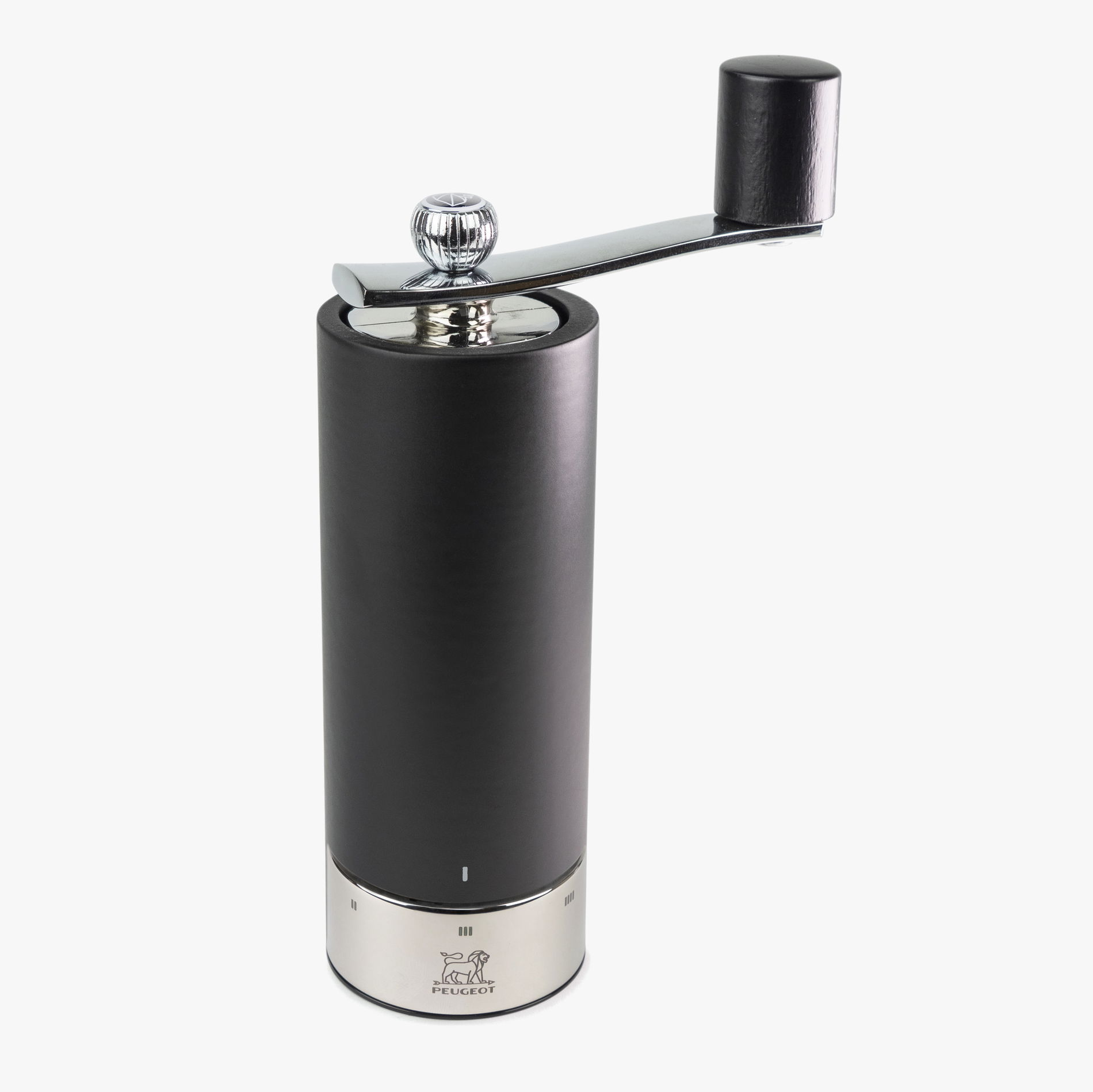 PEUGEOT Isen 18 cm czarny - młynek do pieprzu drewniany ręczny PEUGEOT Isen 18 cm czarny - młynek do pieprzu drewniany ręczny