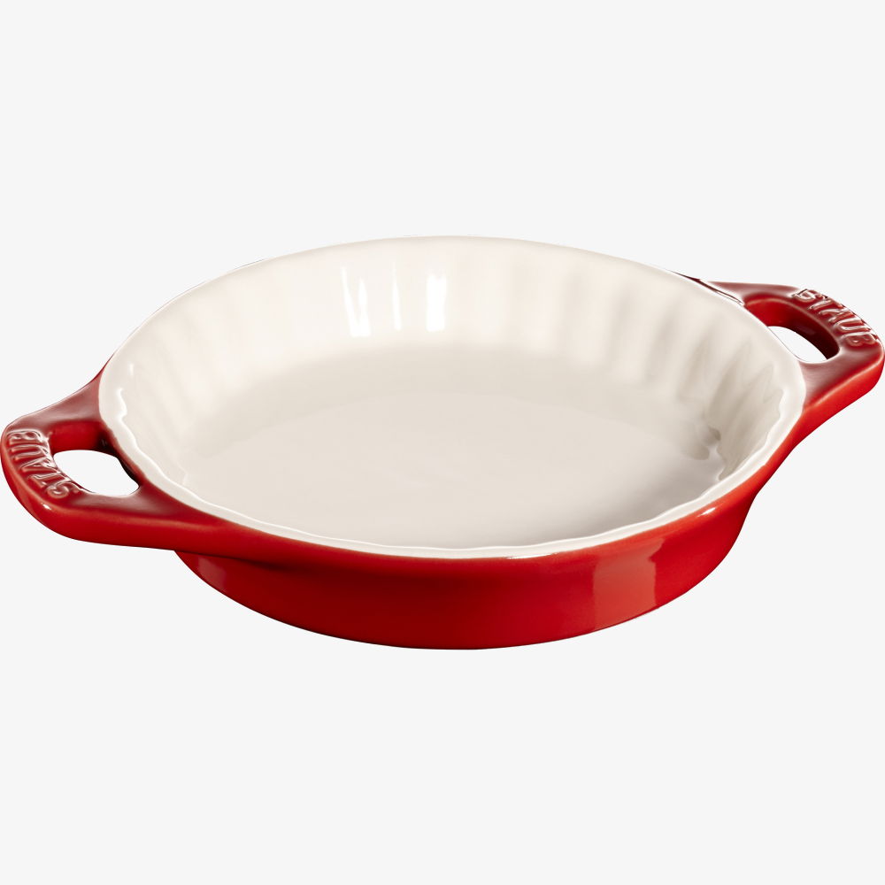 STAUB Cooking 13 cm czerwona - forma do pieczenia tarty ceramiczna