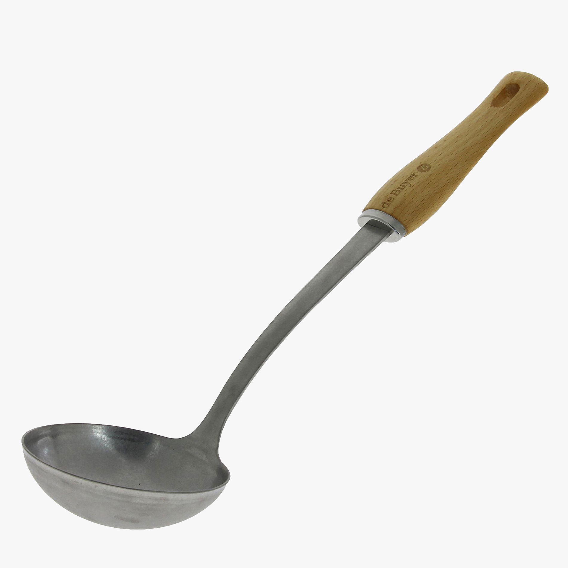 DE BUYER B Bois 34 cm - chochla / łyżka wazowa ze stali nierdzewnej DE BUYER B Bois 34 cm - chochla / łyżka wazowa ze stali nierdzewnej