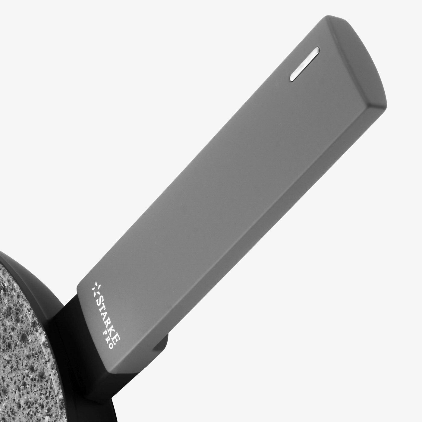 Nienagrzewający się uchwyt z powłoką soft touch Nienagrzewający się uchwyt z powłoką soft touch
