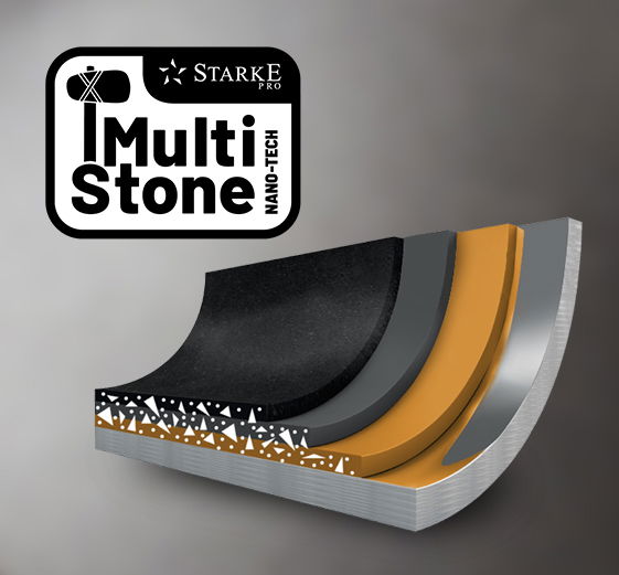 3-warstwowa powłoka non stick MULTISTONE 3-warstwowa powłoka non stick MULTISTONE