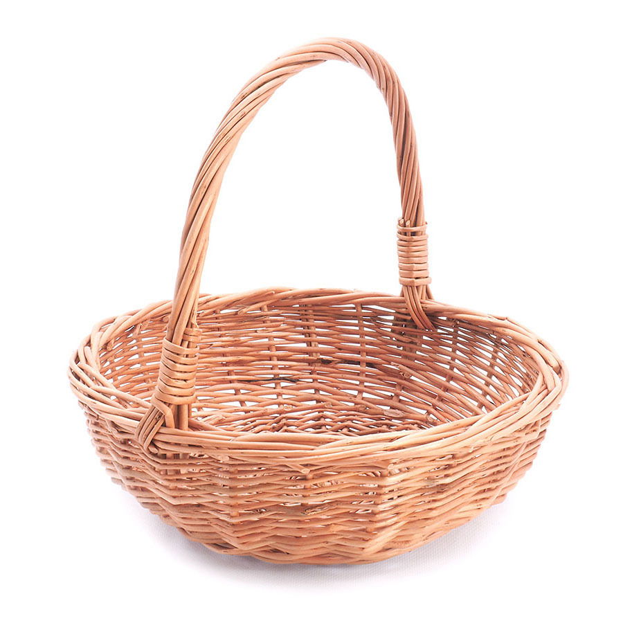 Koszyczek wielkanocny wiklinowy na święconkę WNUK 30 cm Koszyczek wielkanocny wiklinowy na święconkę WNUK 30 cm