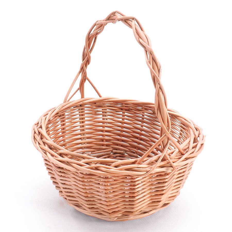 Koszyczek wielkanocny wiklinowy na święconkę WNUK 21 cm Koszyczek wielkanocny wiklinowy na święconkę WNUK 21 cm